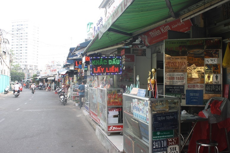 Luong Huu Khanh通りの様子