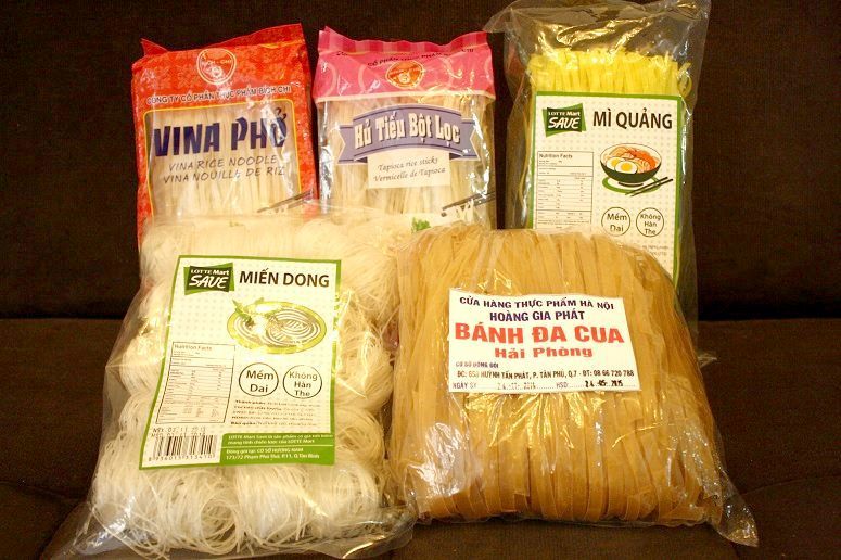 各種ベトナムの麺（乾麺）