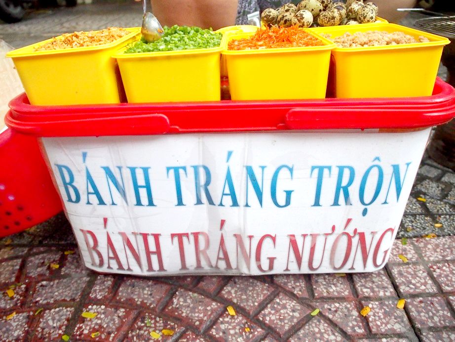 Banh Trang Nuongの屋台