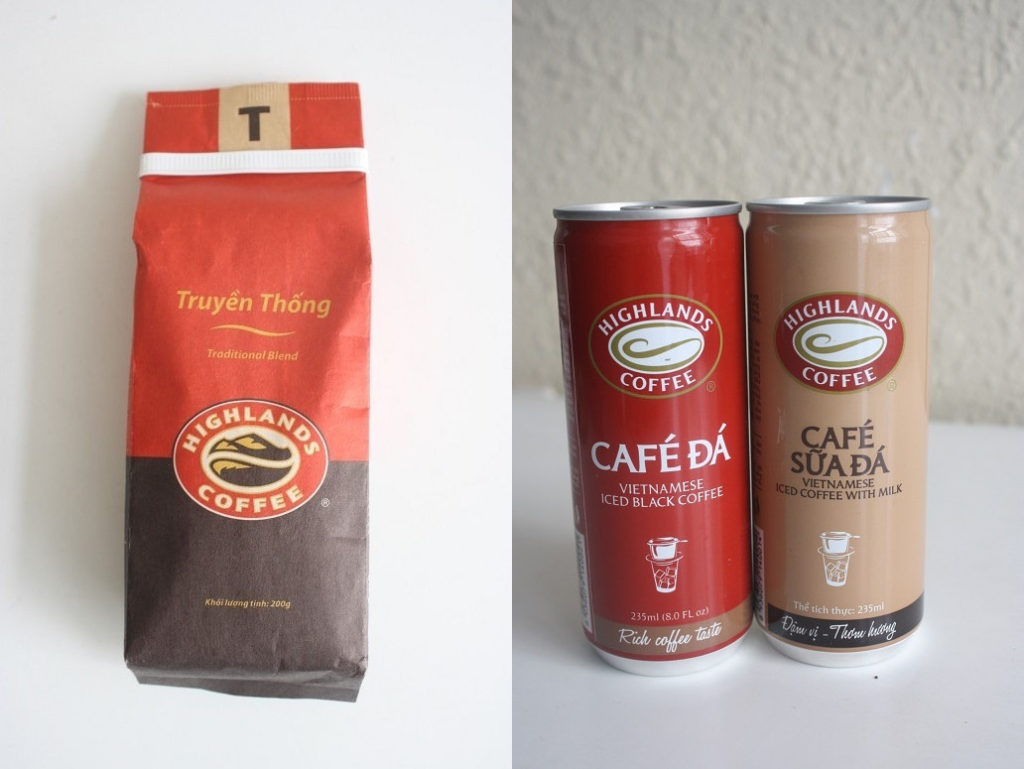 HIGHLANDS COFFEEのコーヒー豆と缶コーヒー