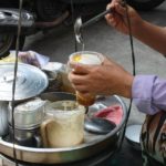 おぼろ豆腐の生姜シロップがけ