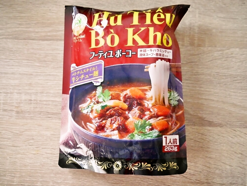 アイ・ジー・エム 　フーティユボーコー（ビーフシチュー麺）【日本で買えるベトナム食材⑬】