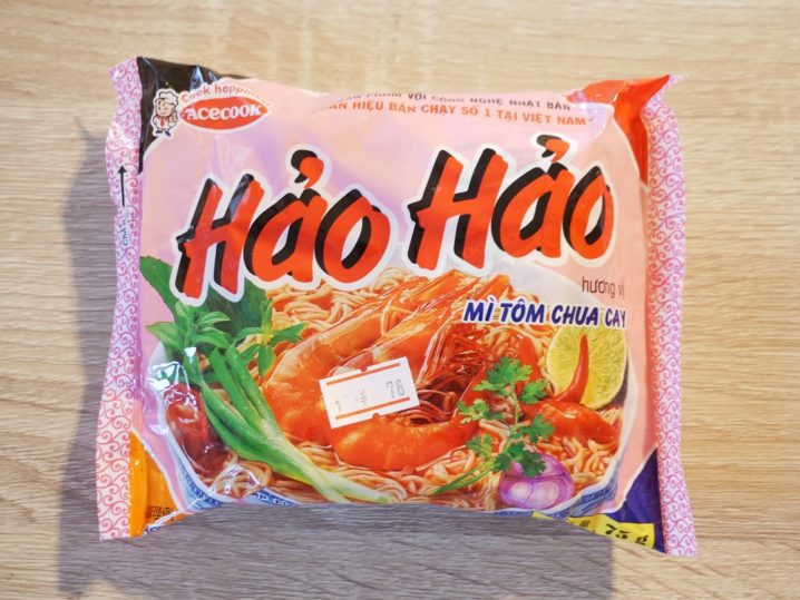 【ベトナム・インスタント麺図鑑】～第37回　Hao Hao MI TOM CHUA CAY～　※日本でも発売