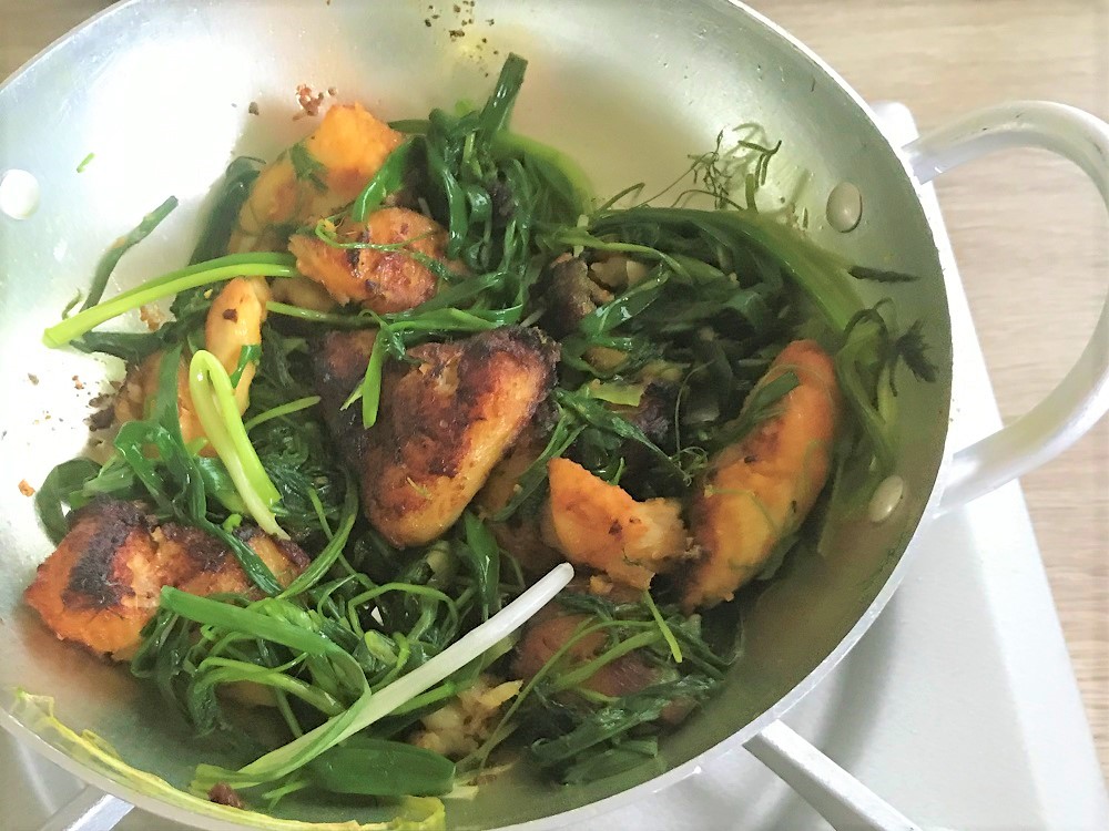 【レシピ付】ハノイ名物☆白身魚とディルの油鍋・チャーカーラヴォンを作ろう♪