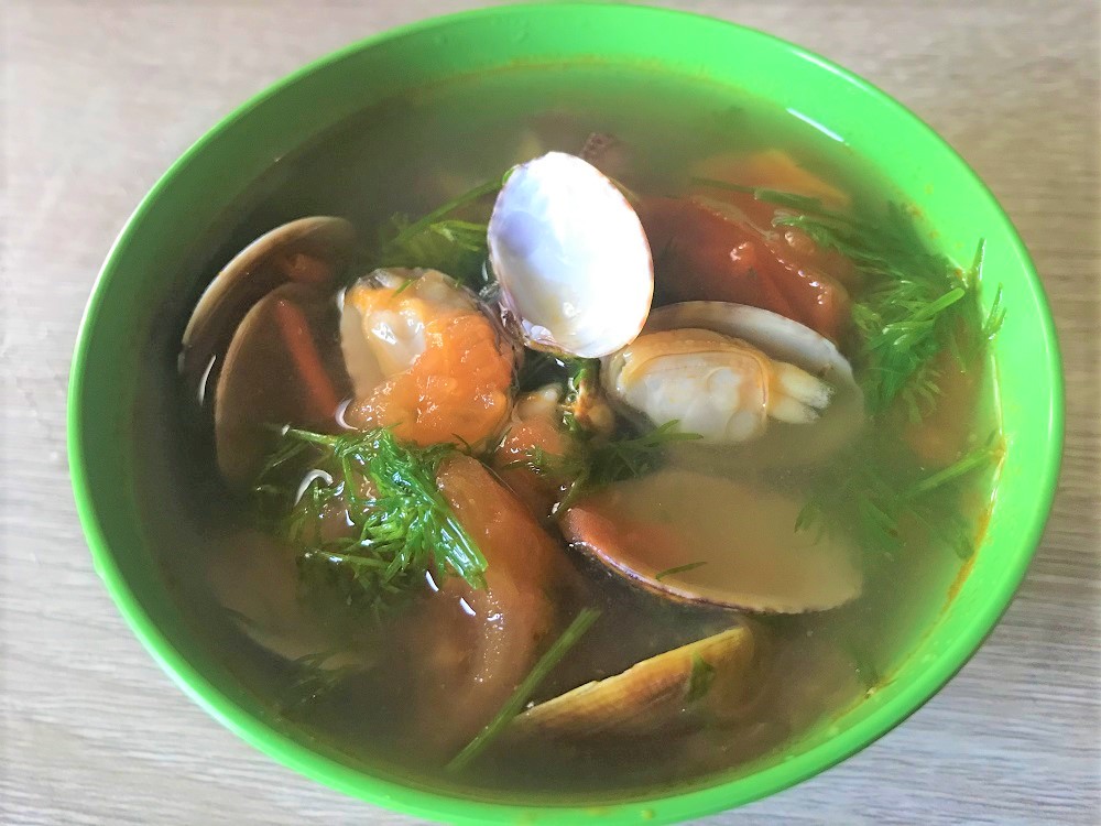 【レシピ付】ベトナム風☆あさりとディルとトマトのスープを作ろう♪