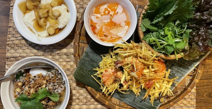 【愛知のベトナム料理教室③】「ダラット・マリムラ」でベトナム風お雑煮・エビとサツマイモのかき揚げ・豆花を習ってきました。